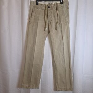 Abercrombie & Fitch Pants Mens 32x32 Khaki Chino Button Fly Preppy